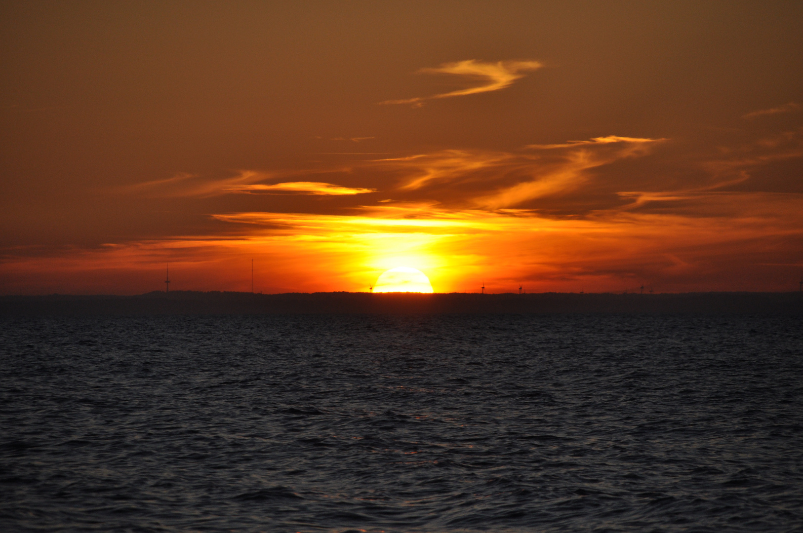 Sonnenuntergang an der Ostsee