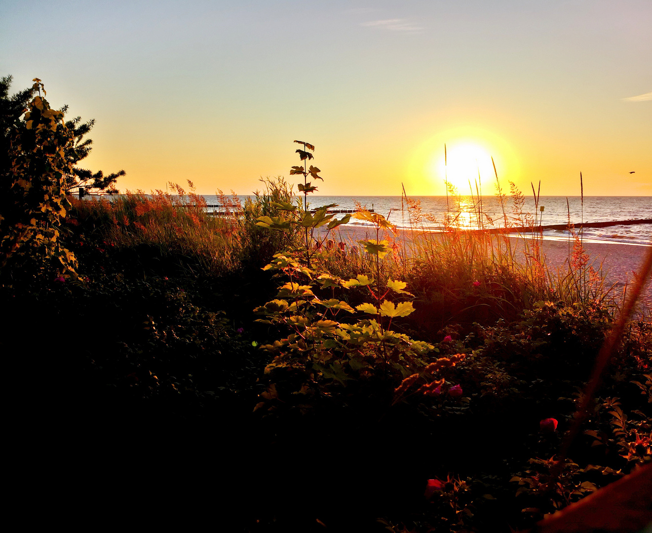 Sonnenuntergang an der Ostsee