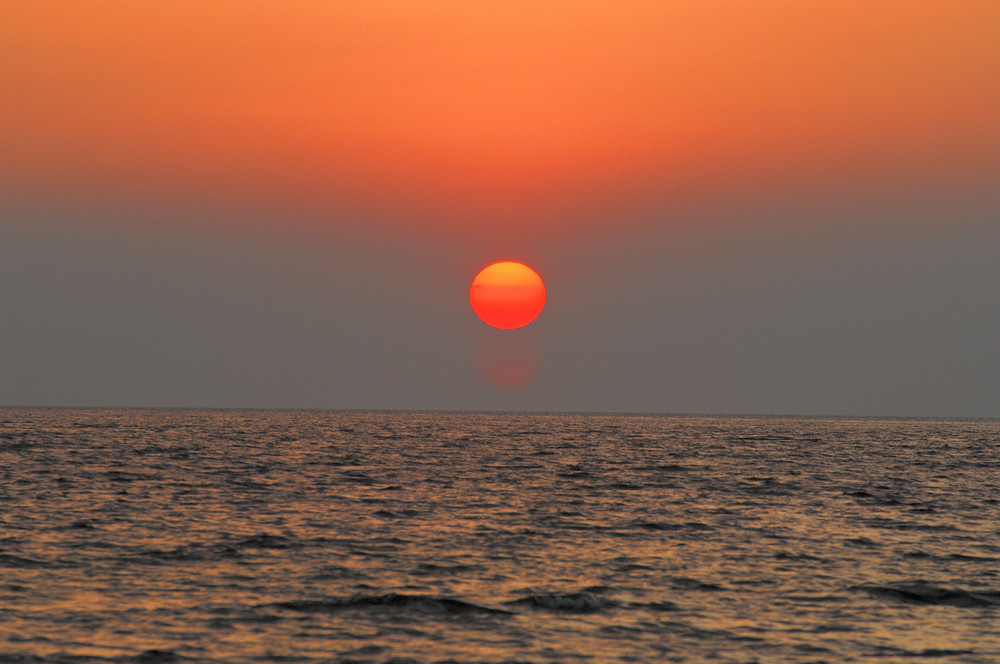 Sonnenuntergang an der Ostsee