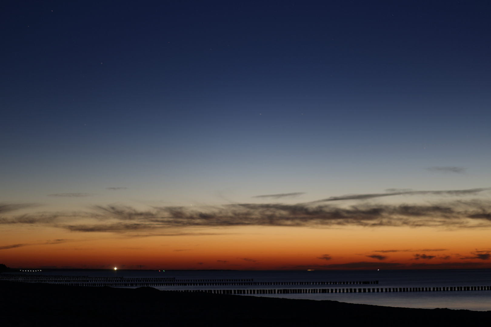 Sonnenuntergang an der Ostsee