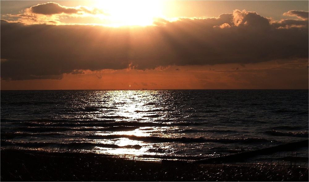 Sonnenuntergang an der Ostsee