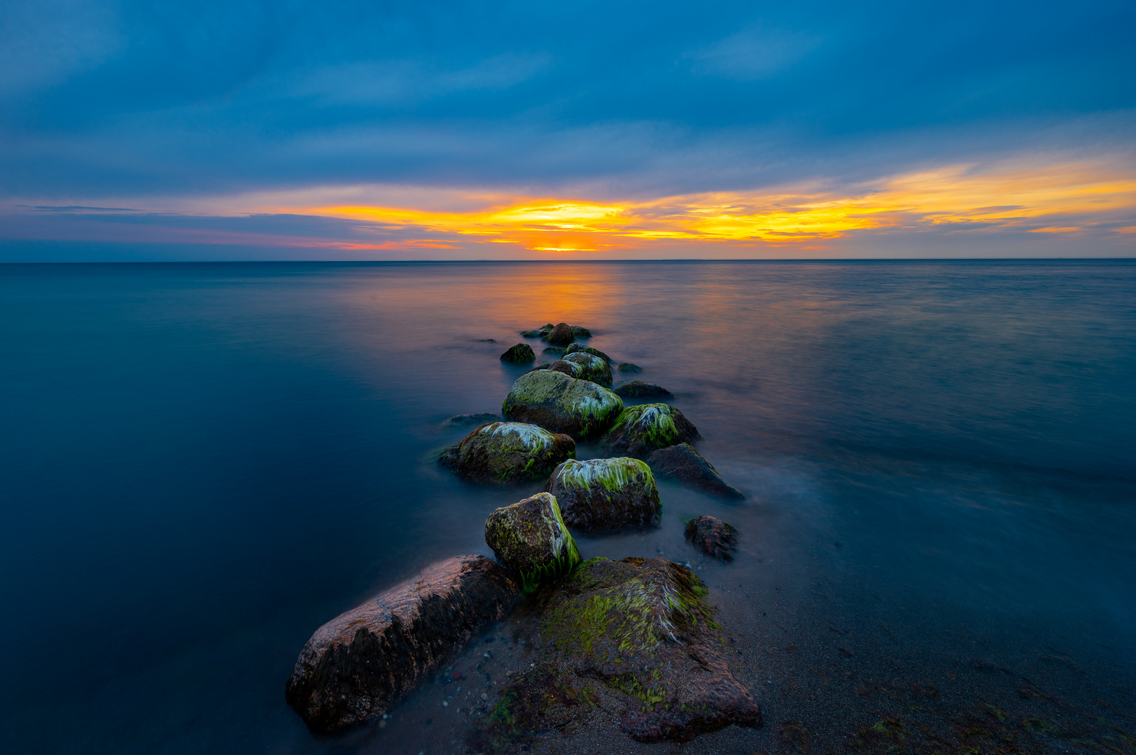 Sonnenuntergang an der Ostsee