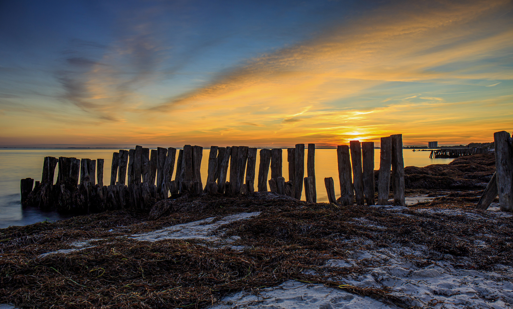 Sonnenuntergang an der Ostsee