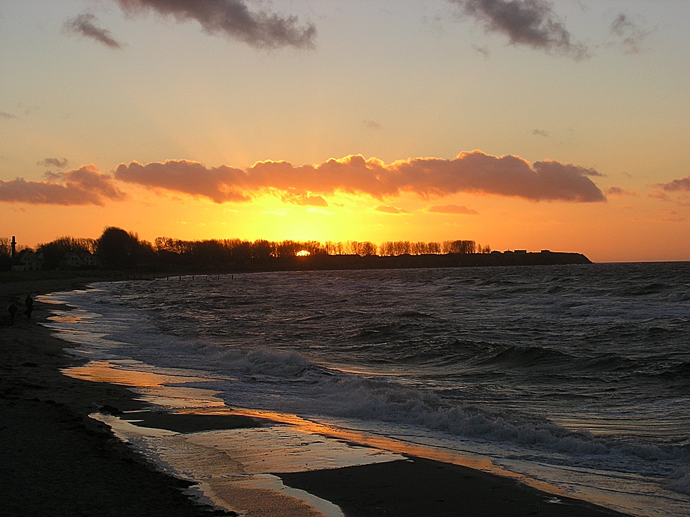 Sonnenuntergang an der Ostsee