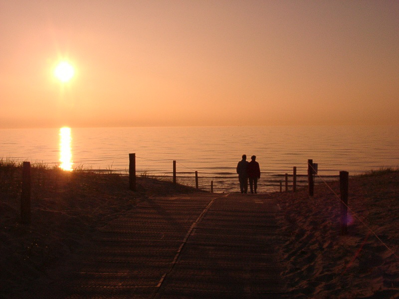 Sonnenuntergang an der Ostsee