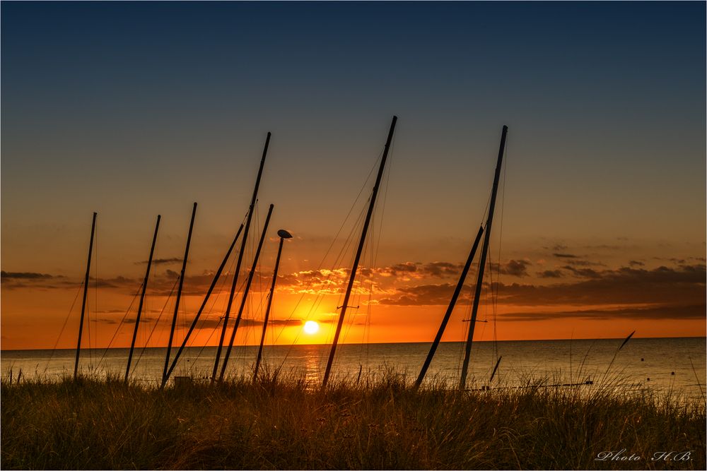 Sonnenuntergang an der Ostsee