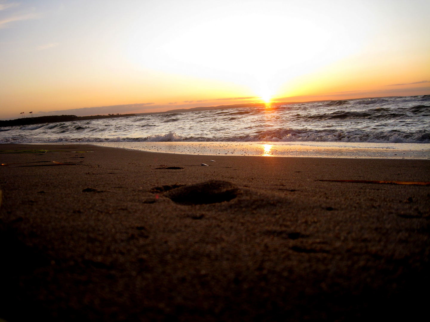 Sonnenuntergang an der Ostsee