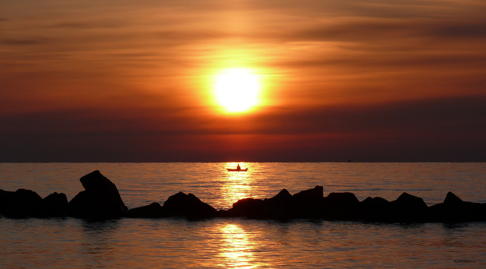 Sonnenuntergang an der Ostsee