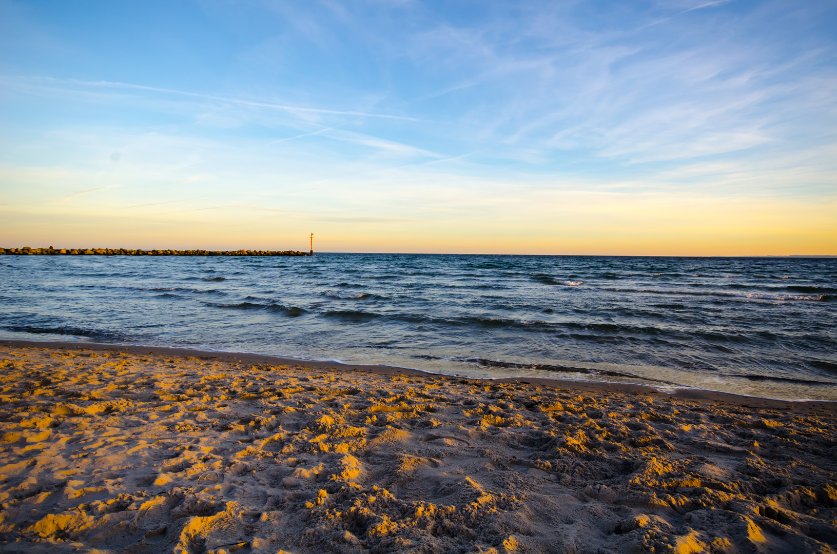 Sonnenuntergang an der Ostsee