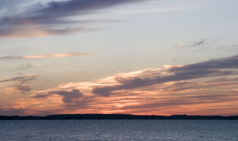 Sonnenuntergang an der Ostsee