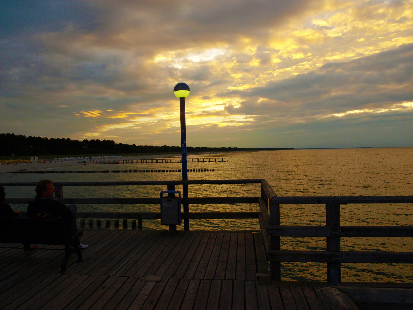 Sonnenuntergang an der Ostsee