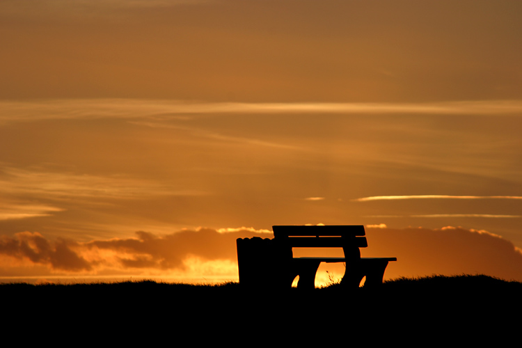 Sonnenuntergang an der Ostsee