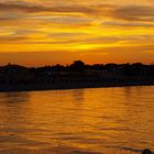 Sonnenuntergang an der Ostsee-Dahme Lübecker Bucht am 18.07.2010