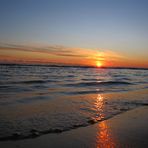 Sonnenuntergang an der Ostsee - das Baltische Meer In Liepaja