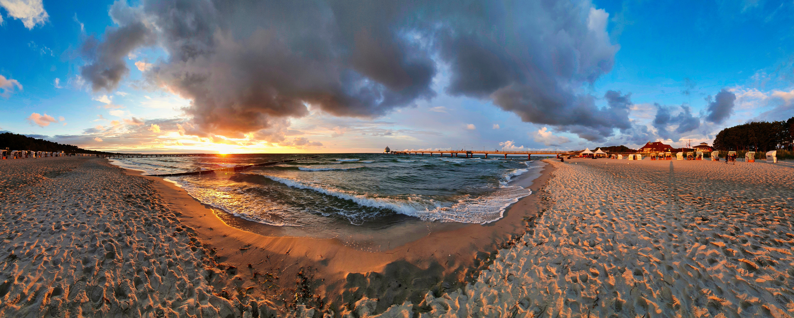 Sonnenuntergang an der Ostsee