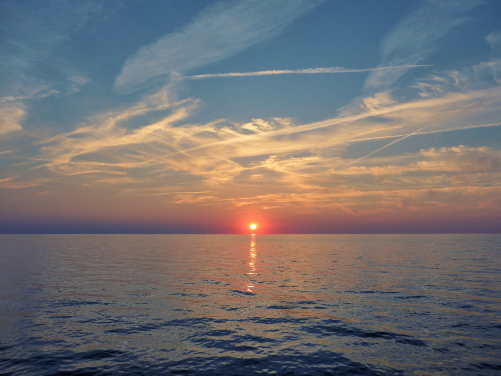 Sonnenuntergang an der Ostsee