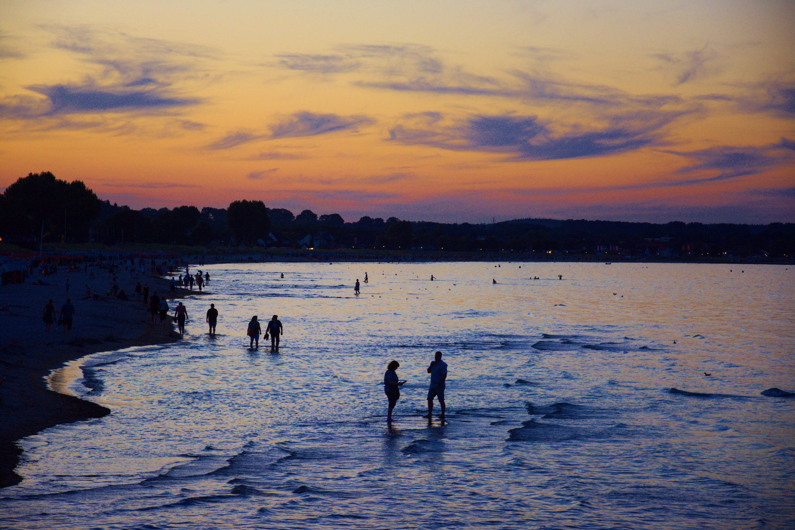 Sonnenuntergang an der Ostsee