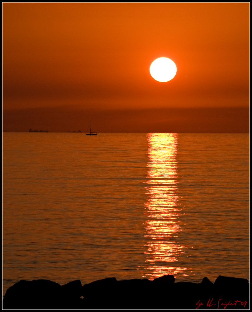 Sonnenuntergang an der Ostsee