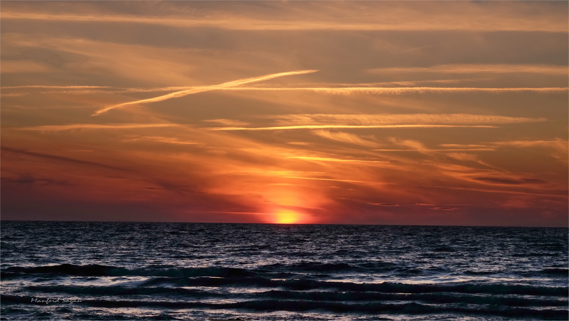 Sonnenuntergang an der Ostsee...