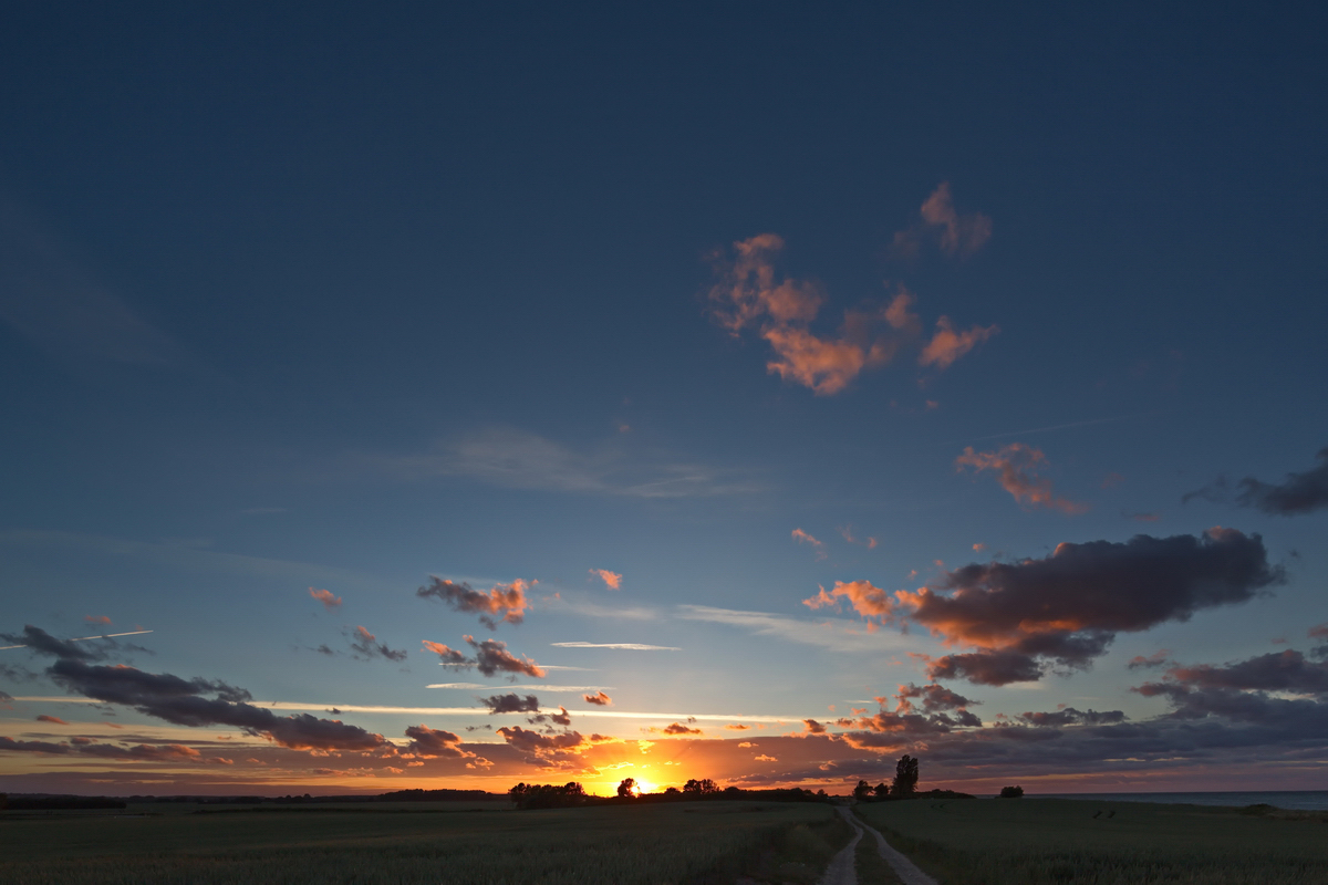 Sonnenuntergang an der Ostsee