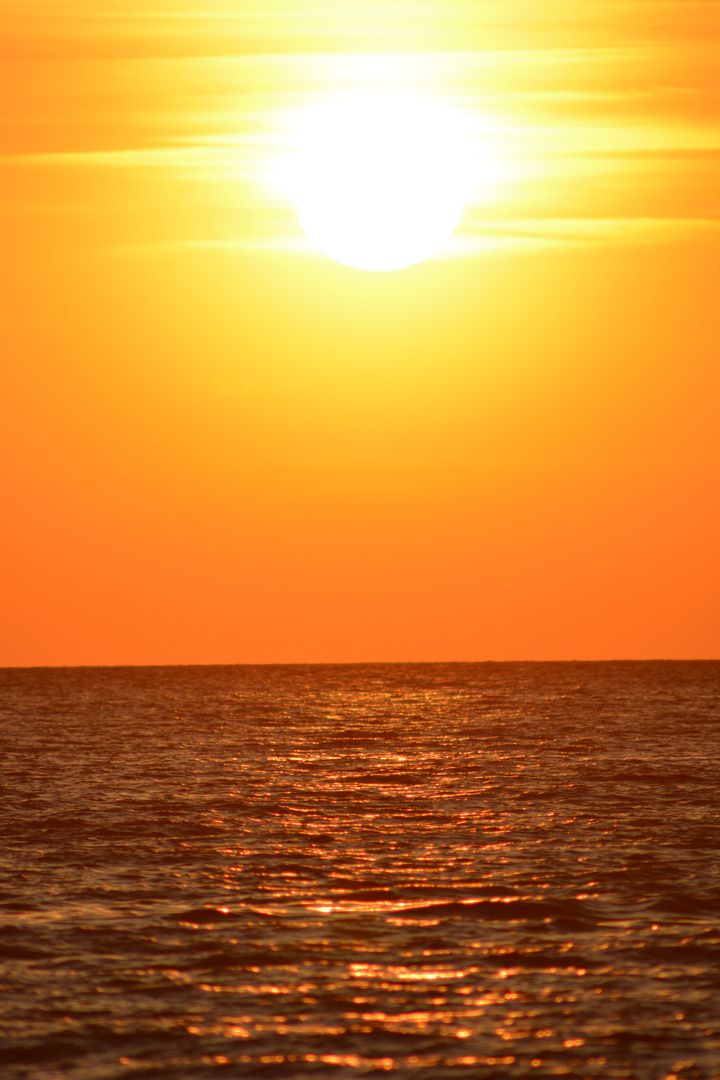 Sonnenuntergang an der Ostsee