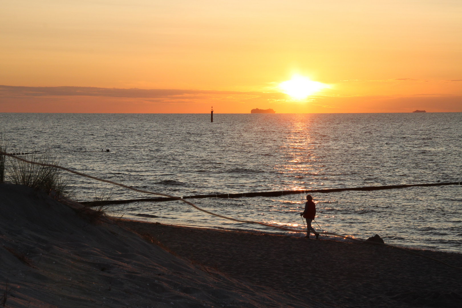 Sonnenuntergang an der Ostsee