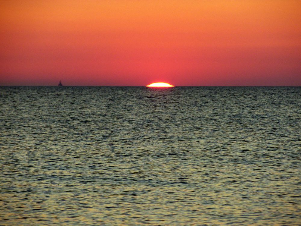 ---Sonnenuntergang an der Ostsee