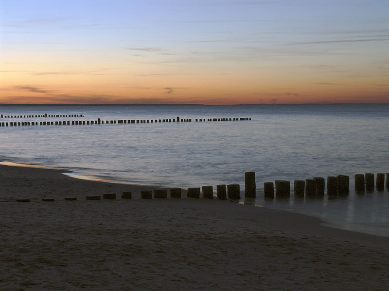 Sonnenuntergang an der Ostsee