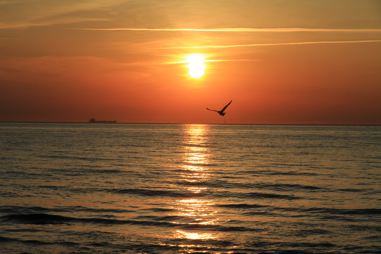 Sonnenuntergang an der Ostsee