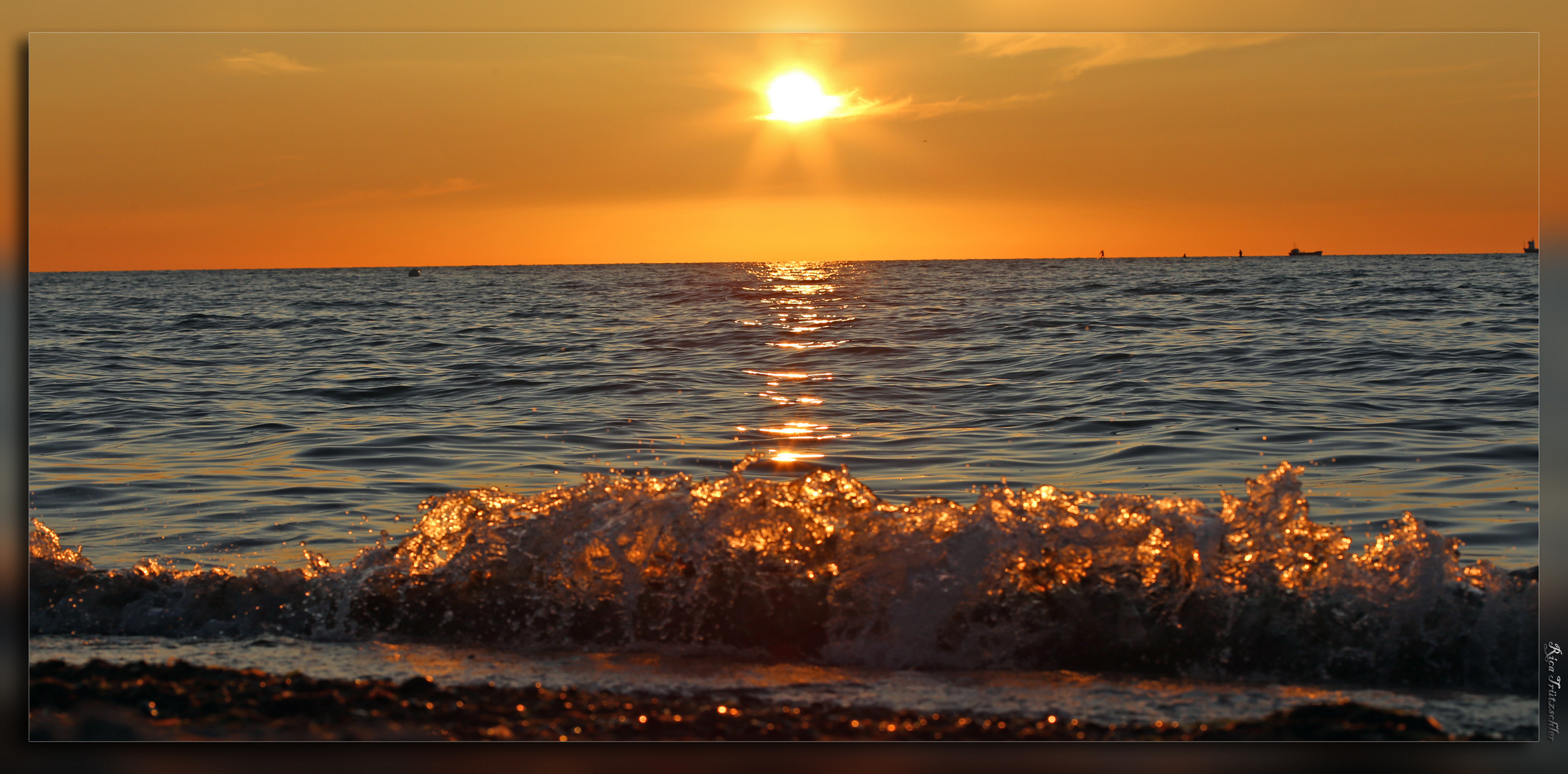 Sonnenuntergang an der Ostsee