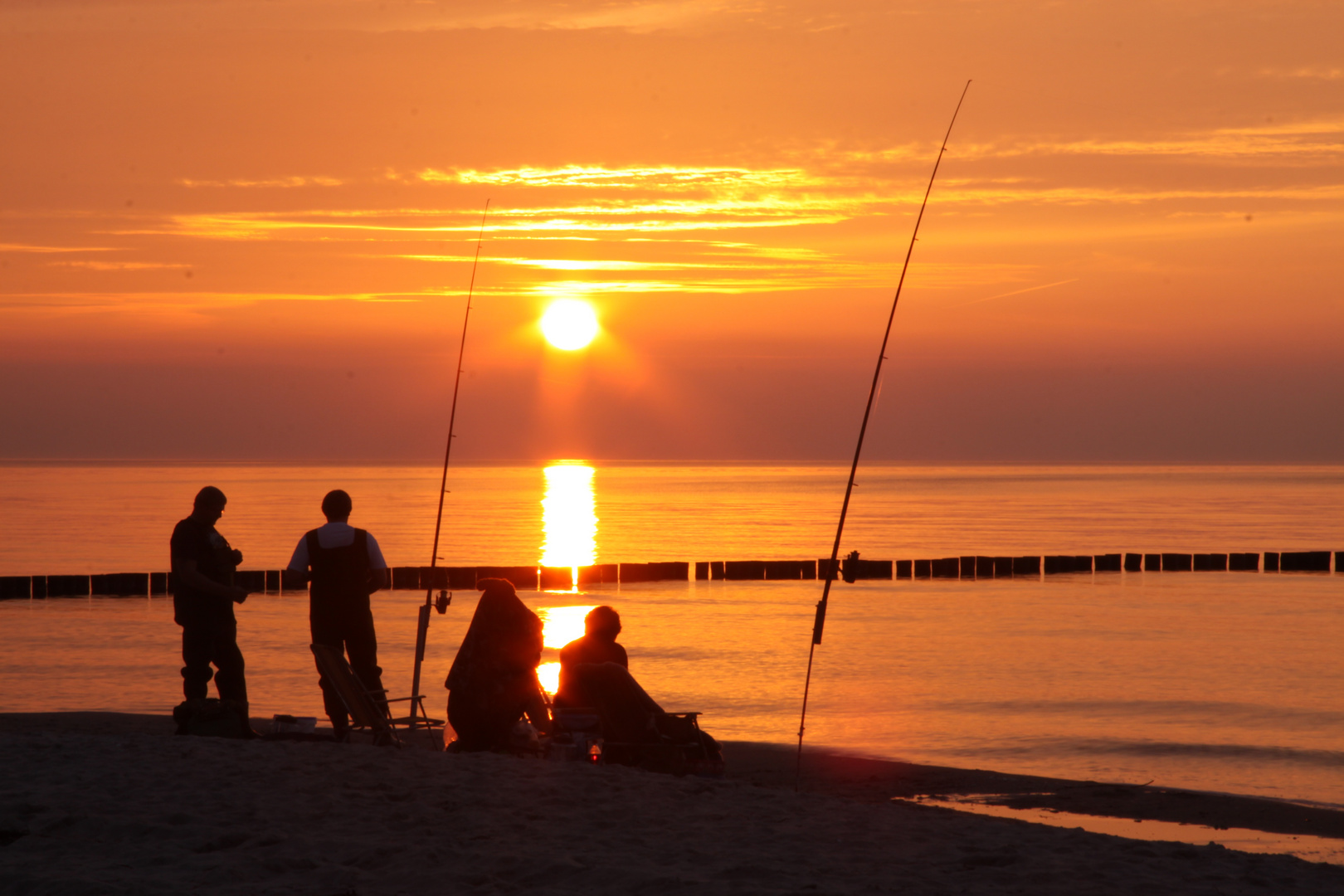 Sonnenuntergang an der Ostsee