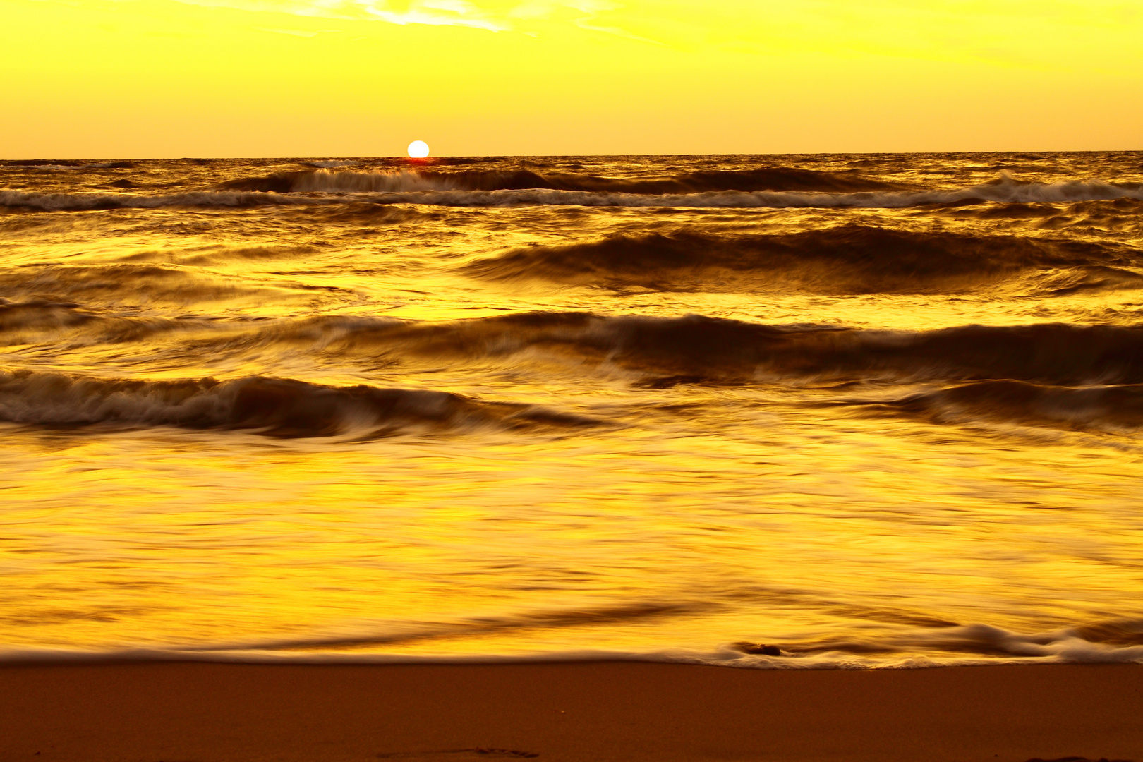 Sonnenuntergang an der Ostsee