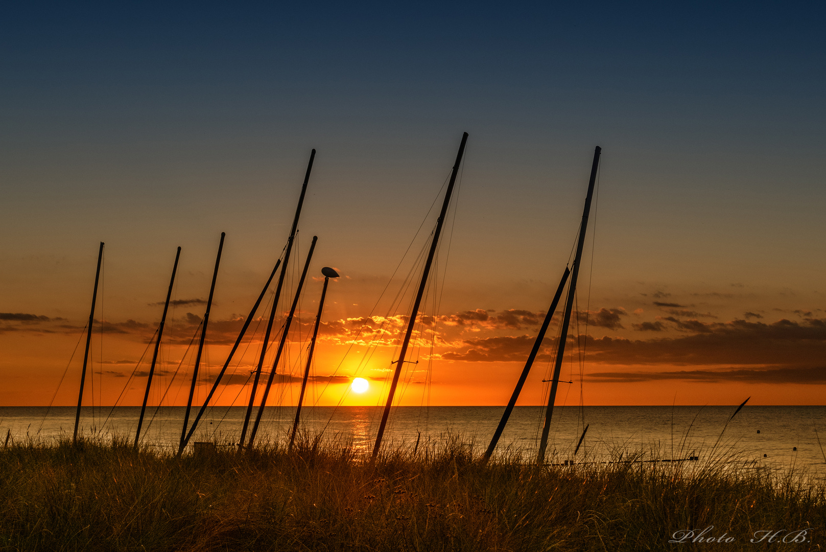 Sonnenuntergang an der Ostsee