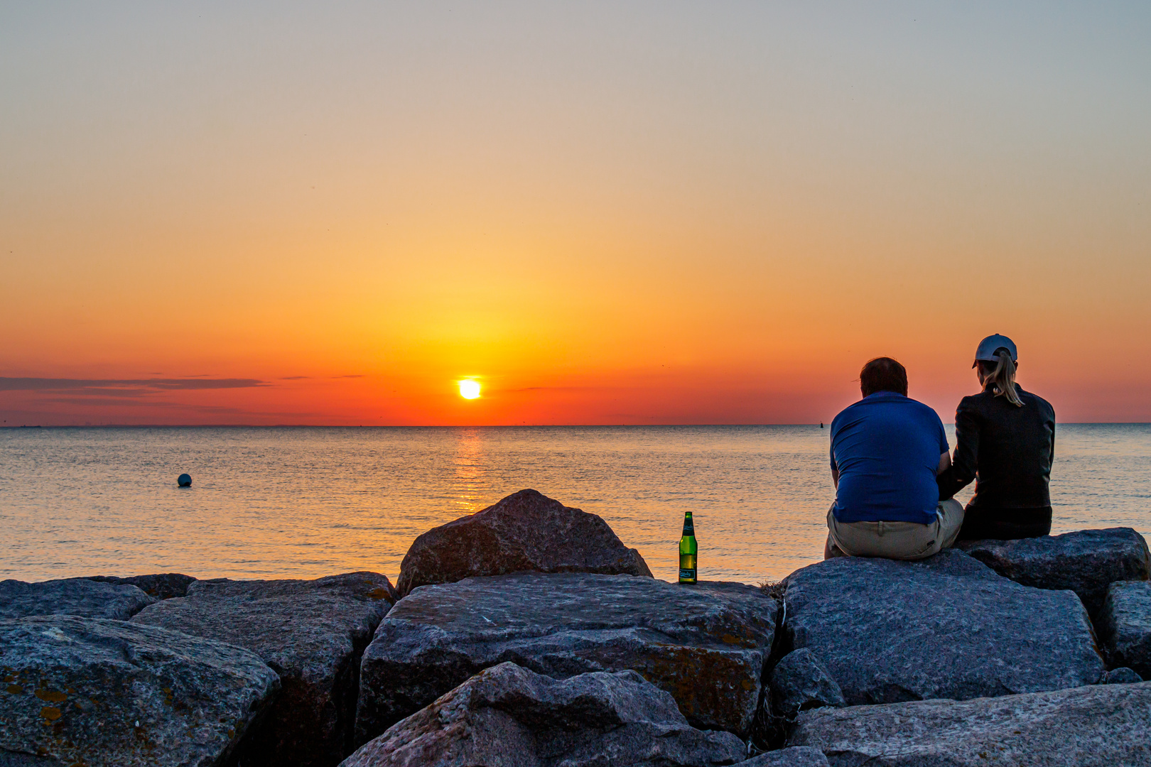 Sonnenuntergang an der Ostsee -Insel Poel