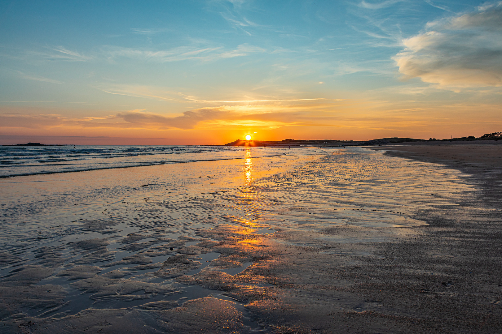 Sonnenuntergang an der Plage de Kerhillio