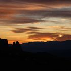 Sonnenuntergang an der Plattkofelhütte