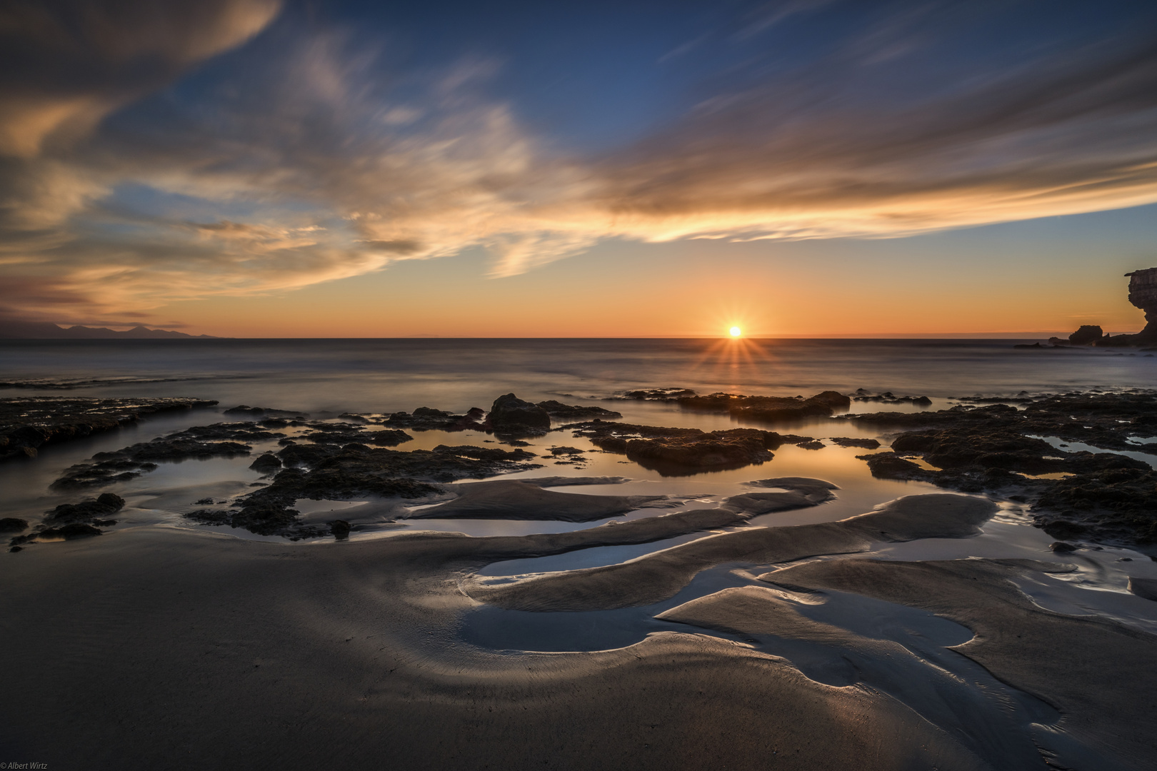 *Sonnenuntergang an der Playa de la Pared*