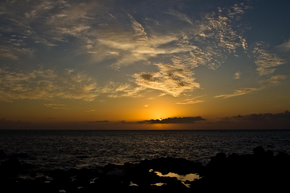 Sonnenuntergang an der Playa del Inglés