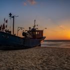 Sonnenuntergang an der polnischen Ostsee