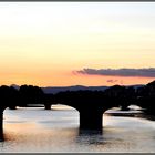Sonnenuntergang an der Ponte Vecchio