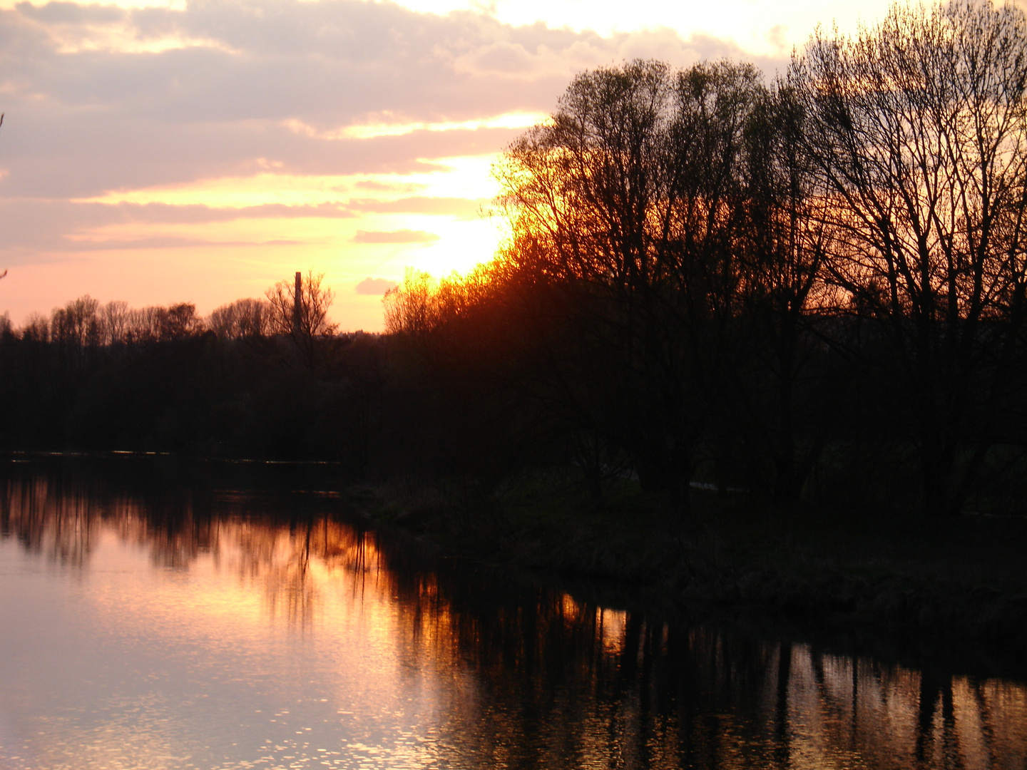 Sonnenuntergang an der Ruhr 02