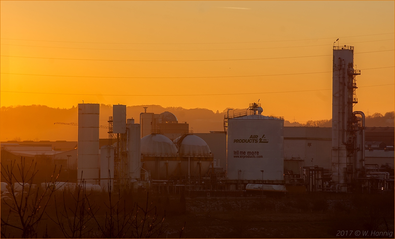 Sonnenuntergang an der Ruhr