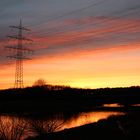 Sonnenuntergang an der Ruhr..