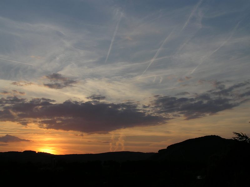 Sonnenuntergang an der Saar