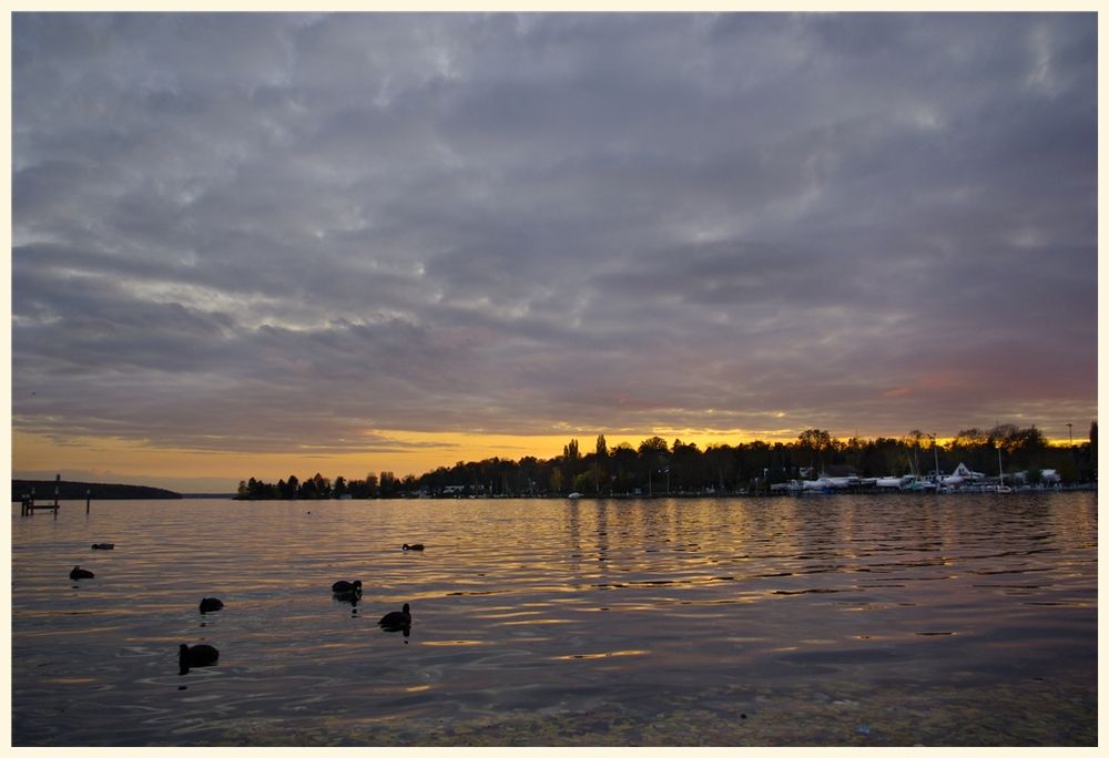 sonnenuntergang an der 'scharfen lanke'