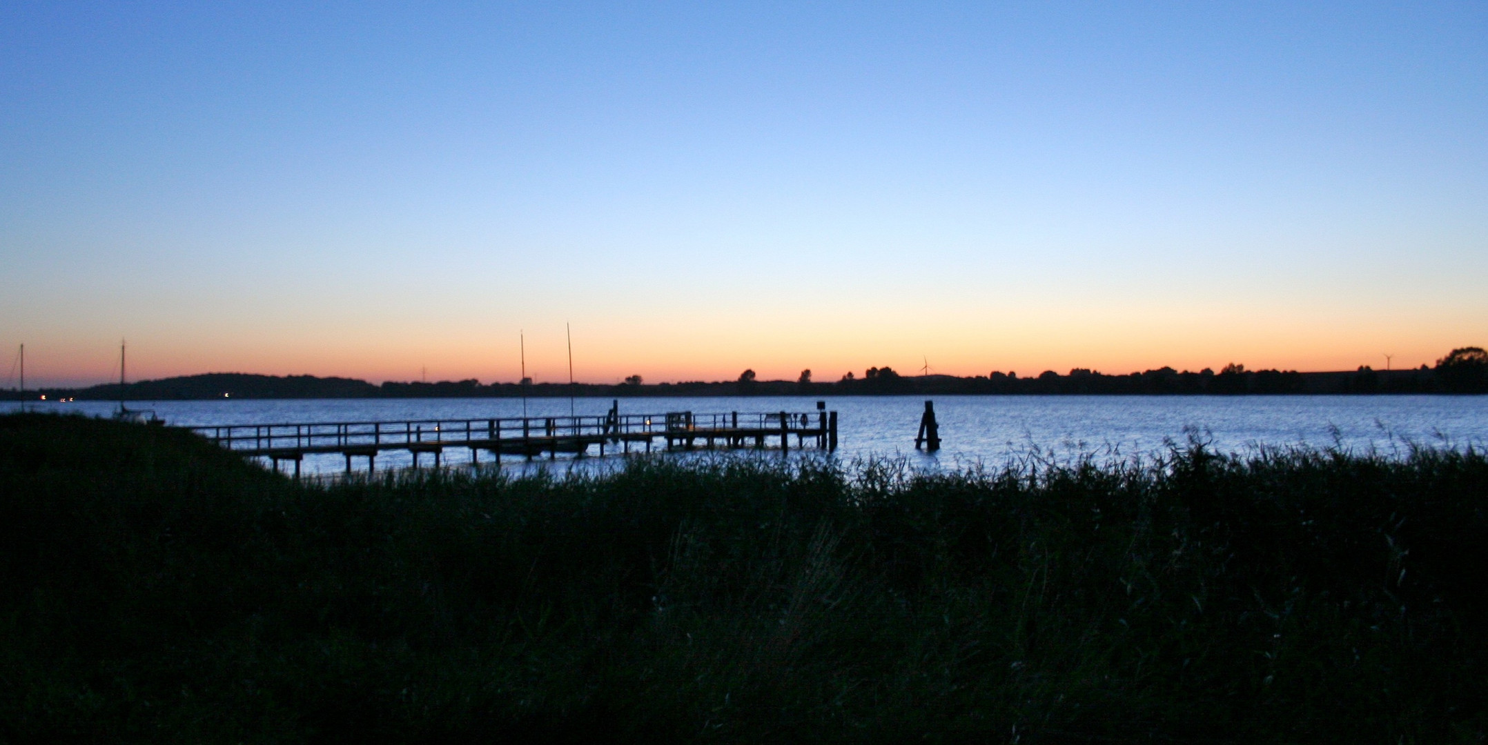 Sonnenuntergang an der Schlei