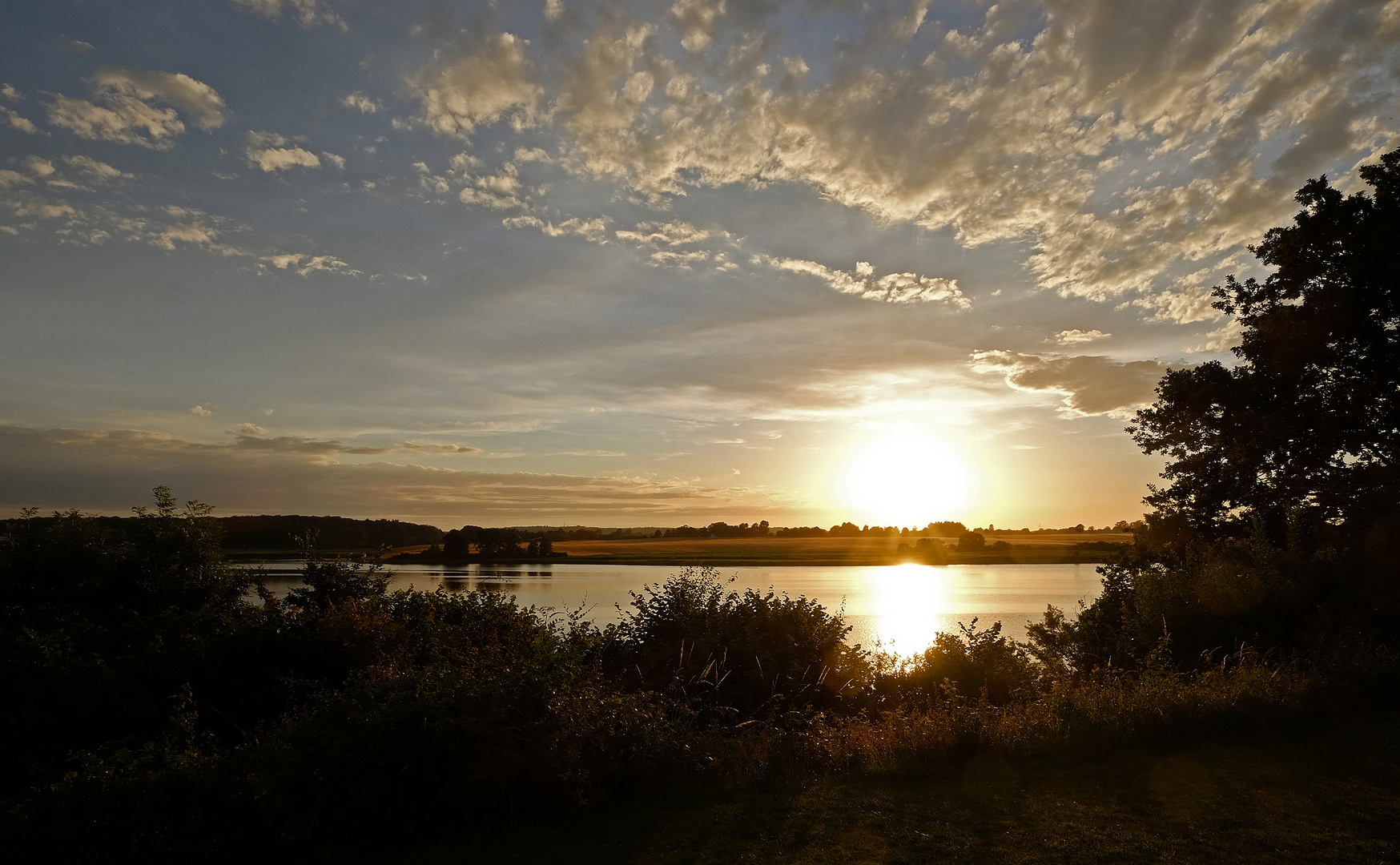 Sonnenuntergang an der Schlei