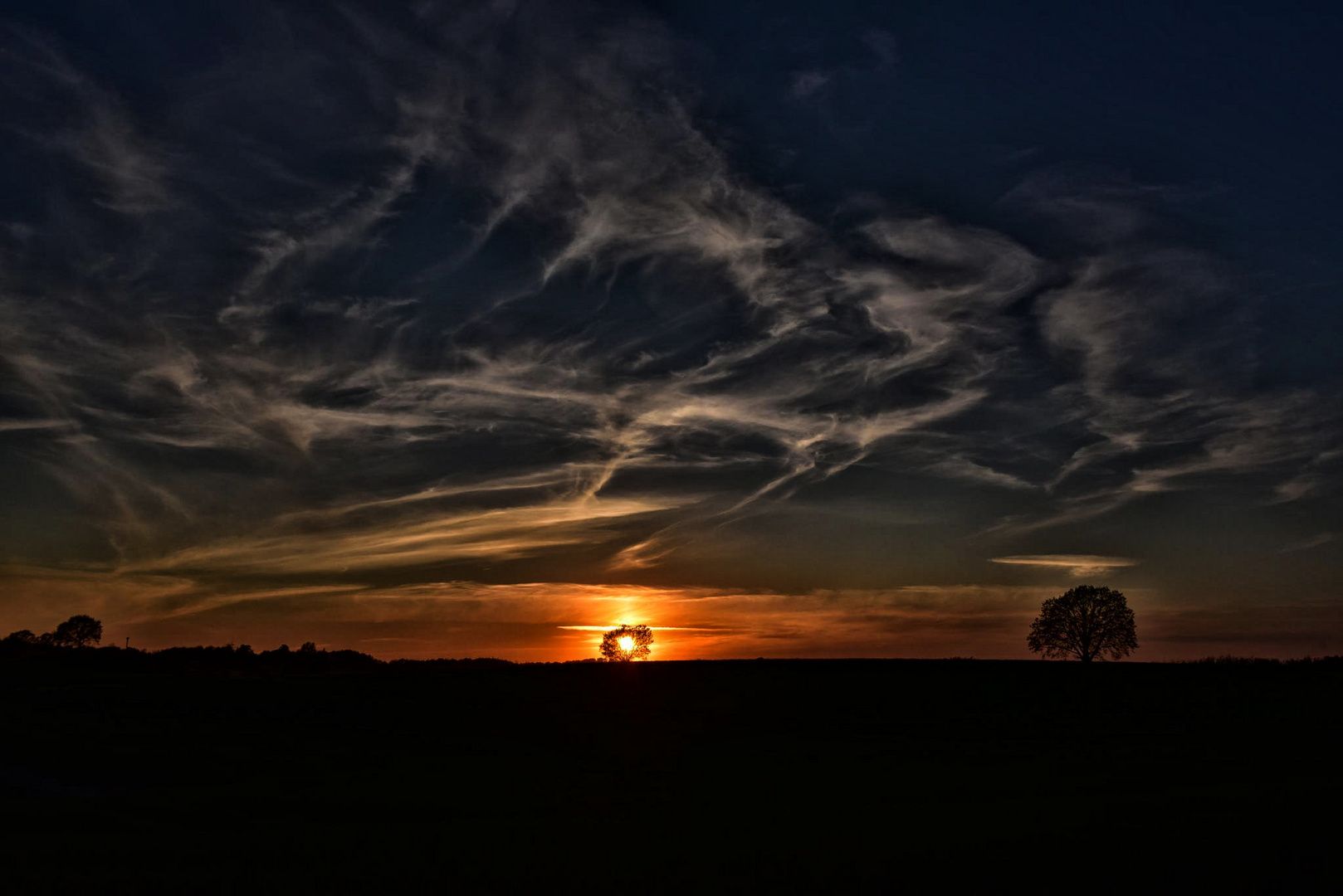 Sonnenuntergang an der Schlei