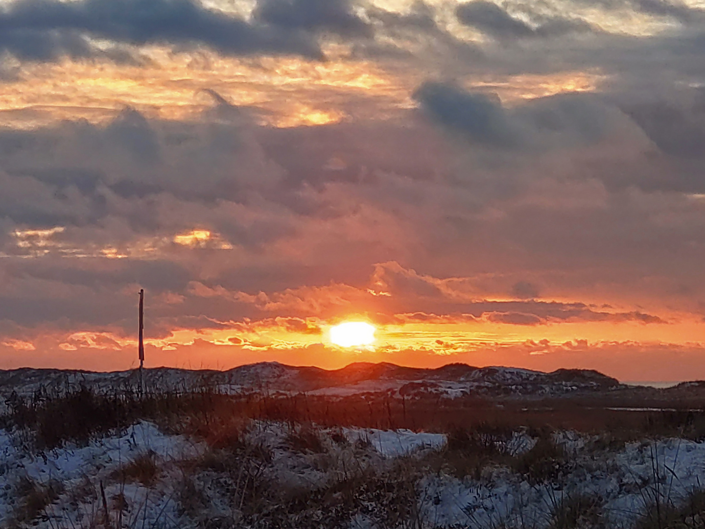 Sonnenuntergang an der See