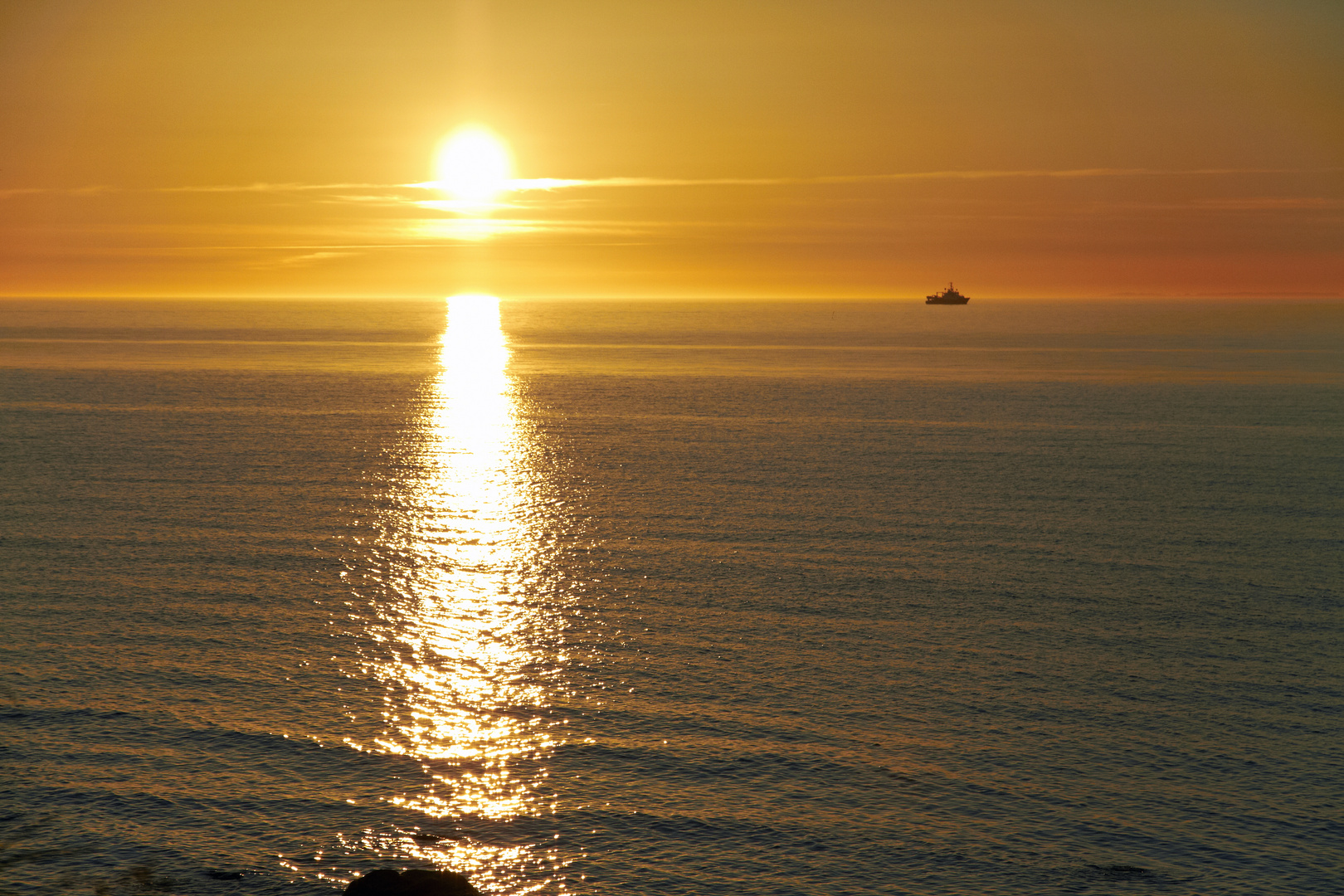 Sonnenuntergang an der See